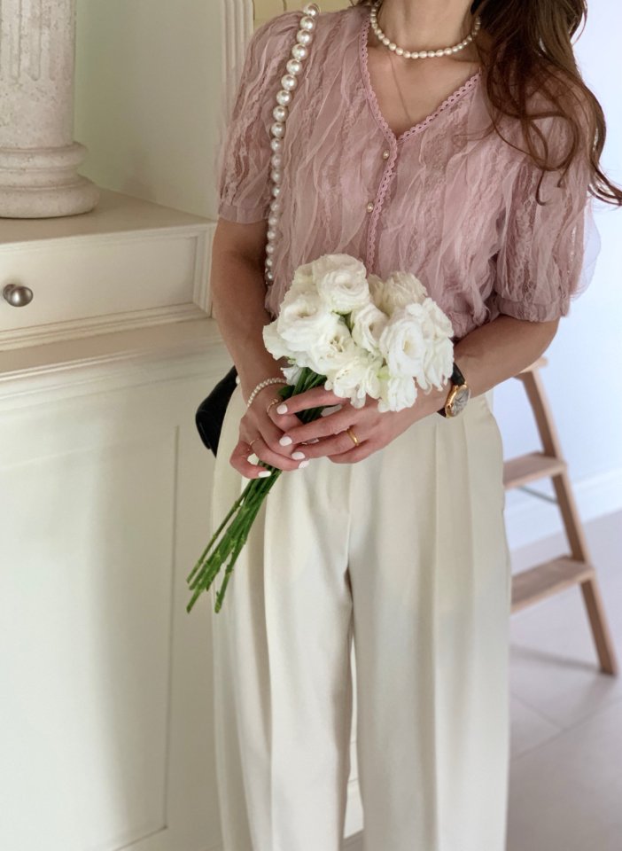 Elmu - Korean Women Fashion - #womensfashion - Hera Lace Blouse - 2