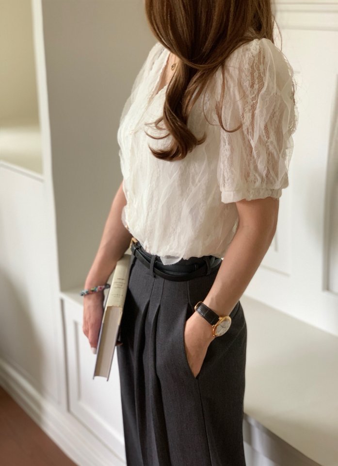 Elmu - Korean Women Fashion - #womensfashion - Hera Lace Blouse - 6