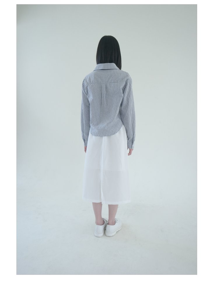 Enten - Korean Women Fashion - #momslook - Modi Check Shirt - 10