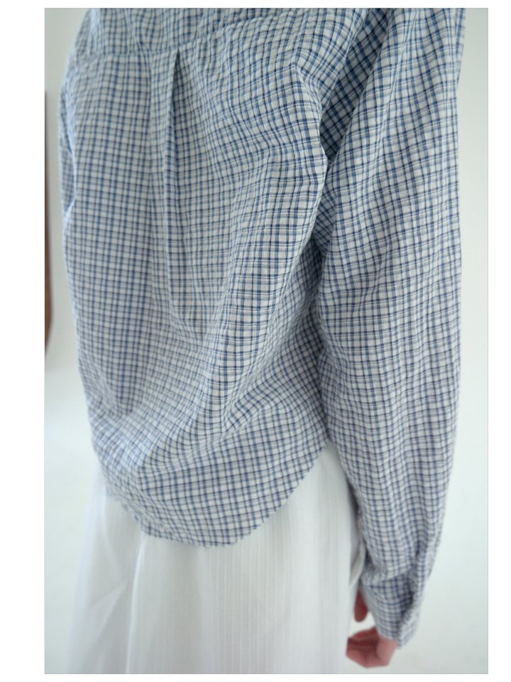Enten - Korean Women Fashion - #momslook - Modi Check Shirt - 12
