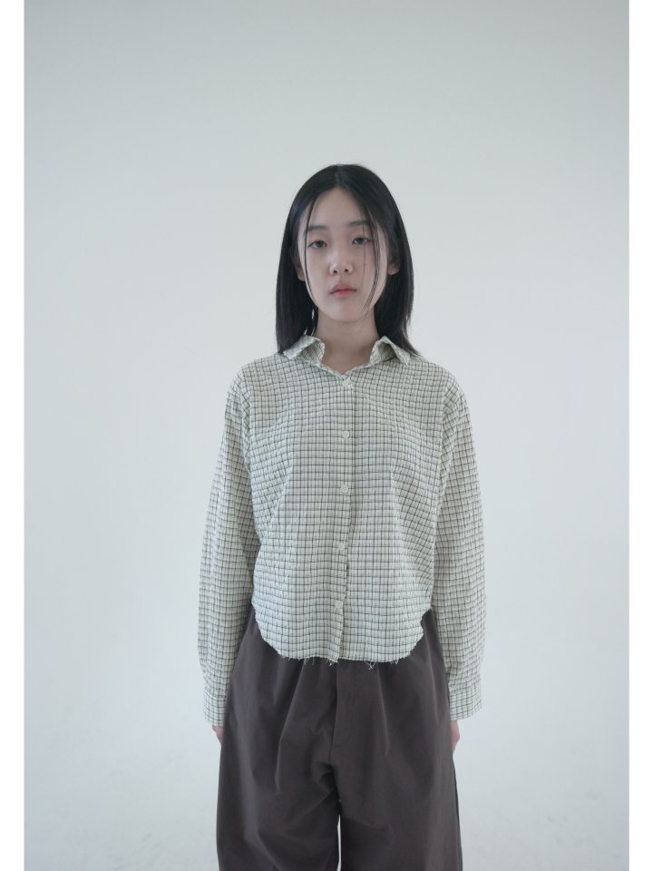 Enten - Korean Women Fashion - #momslook - Modi Check Shirt - 6