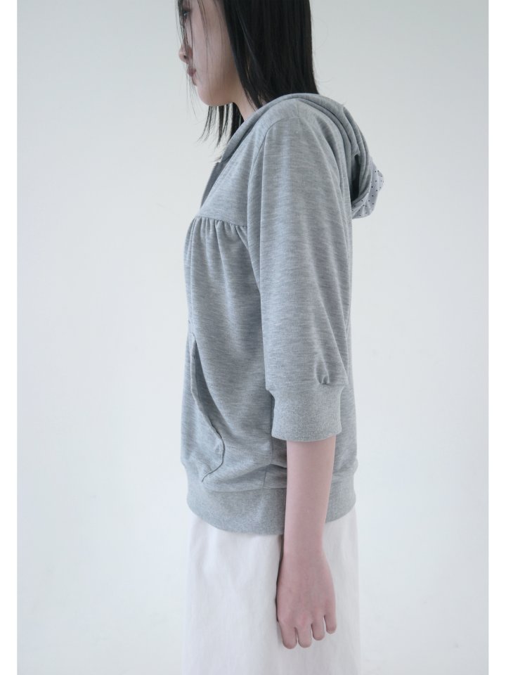 Enten - Korean Women Fashion - #momslook - Oat Hoodie Jacket - 11