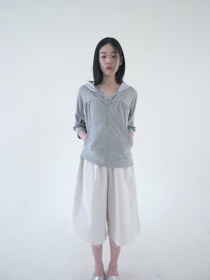 Enten - Korean Women Fashion - #momslook - Oat Hoodie Jacket - 9