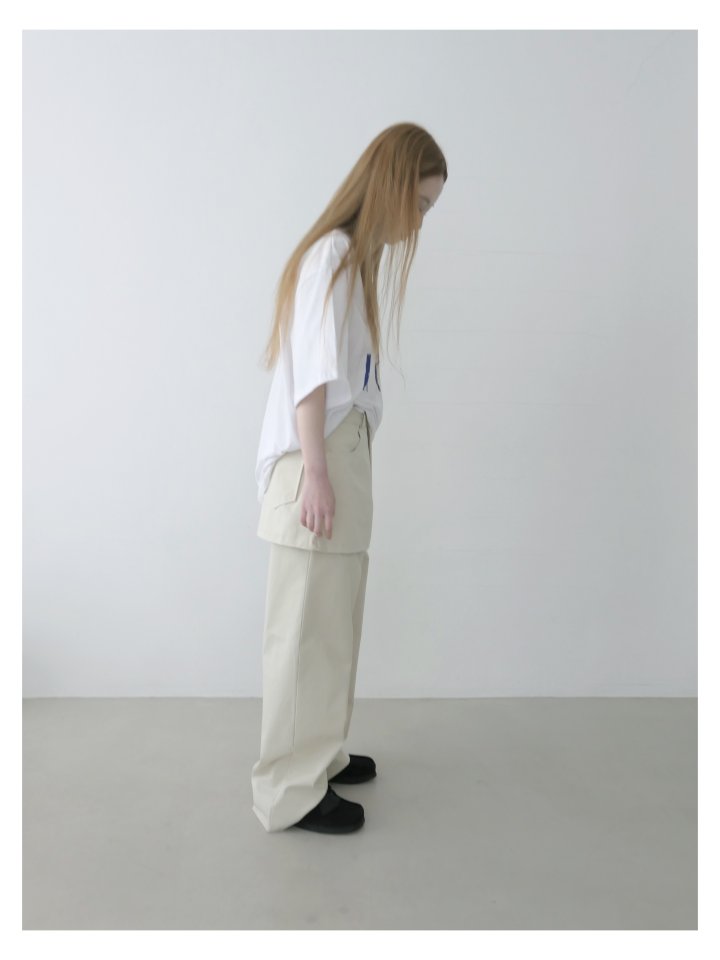 Enten - Korean Women Fashion - #momslook - Double Skirt Pants - 3