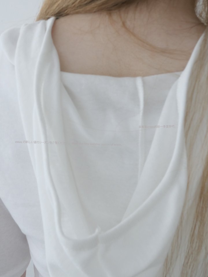 Enten - Korean Women Fashion - #womensfashion - Muse Hoodie Tee - 4