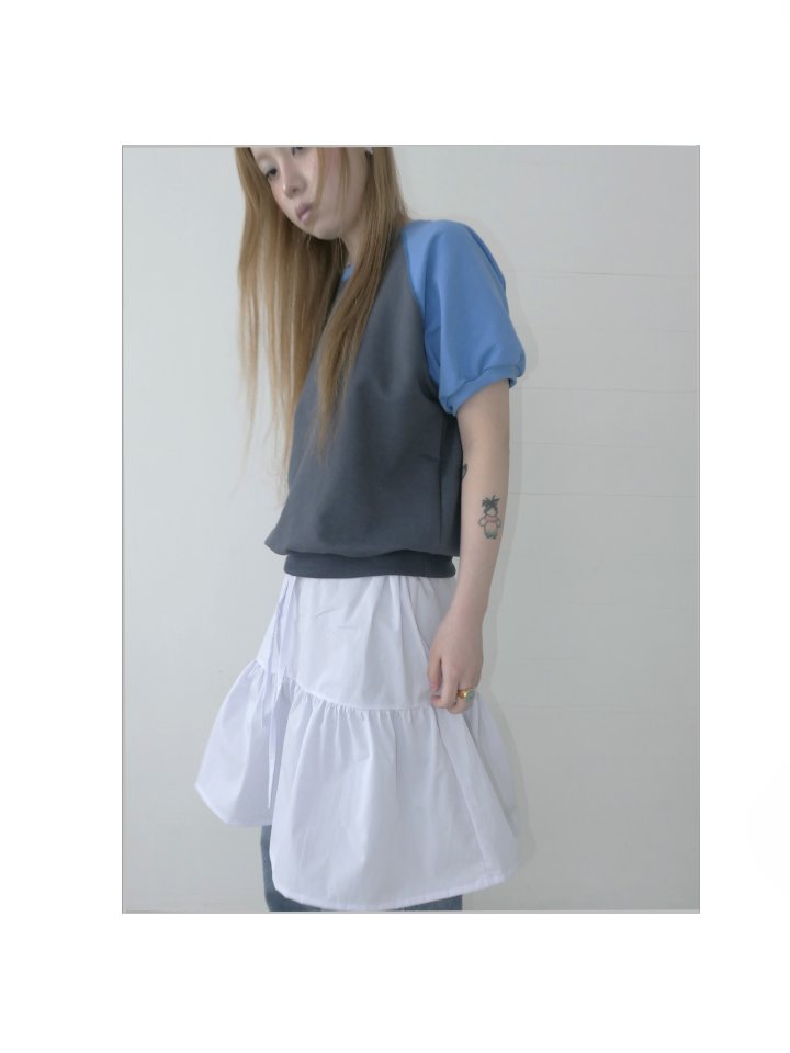Enten - Korean Women Fashion - #momslook - Of Short Sleeve Sweatshirt