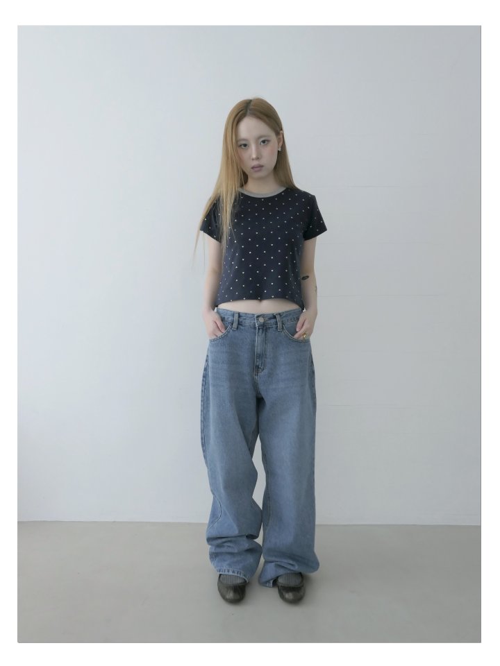 Enten - Korean Women Fashion - #restrostyle - Heart Tee - 3