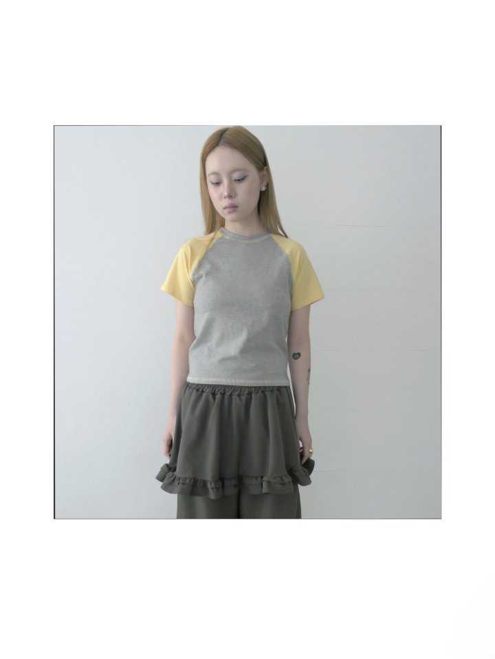 Enten - Korean Women Fashion - #restrostyle - Hops Raglan Tee - 2