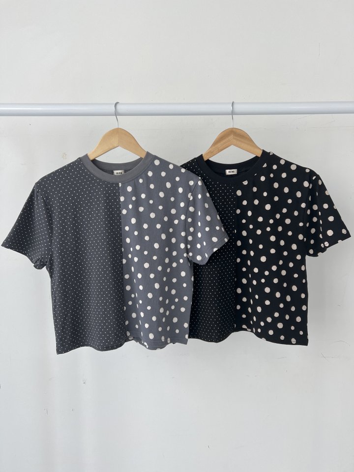 Enten - Korean Women Fashion - #romanticstyle - Edge Tee - 5