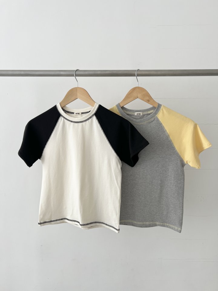 Enten - Korean Women Fashion - #thatsdarling - Hops Raglan Tee - 5