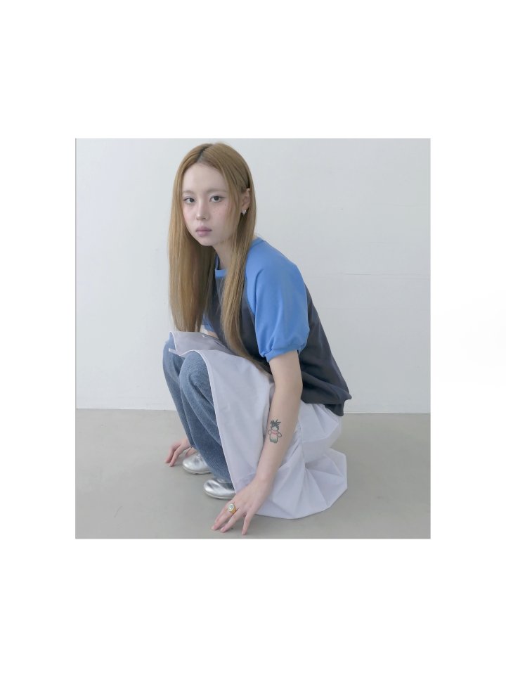 Enten - Korean Women Fashion - #vintageinspired - Of Short Sleeve Sweatshirt - 3