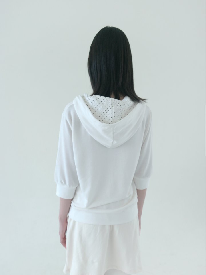 Enten - Korean Women Fashion - #womensfashion - Oat Hoodie Jacket - 2