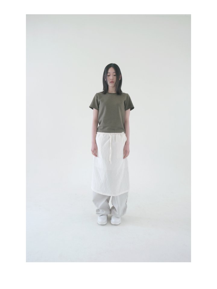 Enten - Korean Women Fashion - #womensfashion - Nacho Stripe Tee - 2