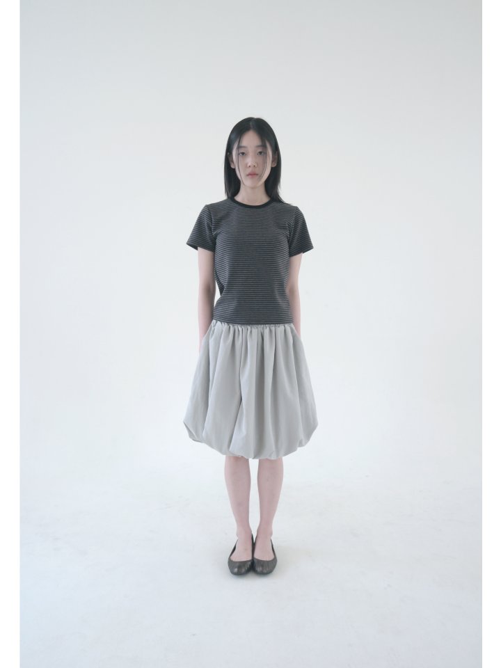 Enten - Korean Women Fashion - #momslook - Nacho Stripe Tee - 4