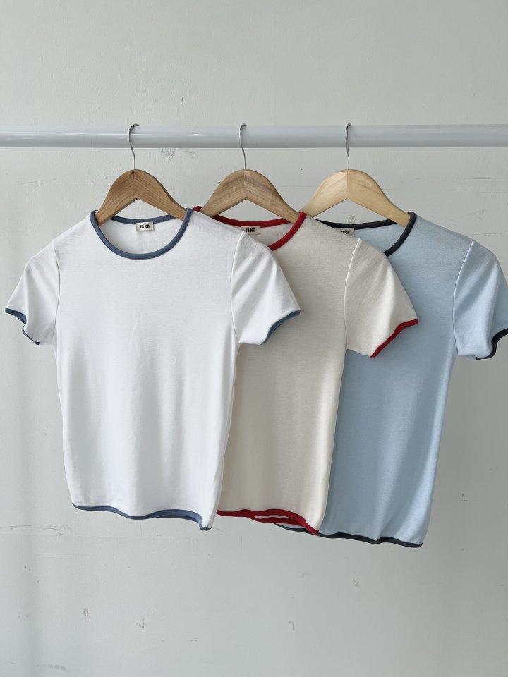 Enten - Korean Women Fashion - #womensfashion - Cornell Tee - 5