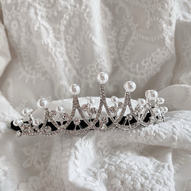 Eugenie Candies - Korean Children Fashion - #childrensboutique - Pearl Tiara - 4