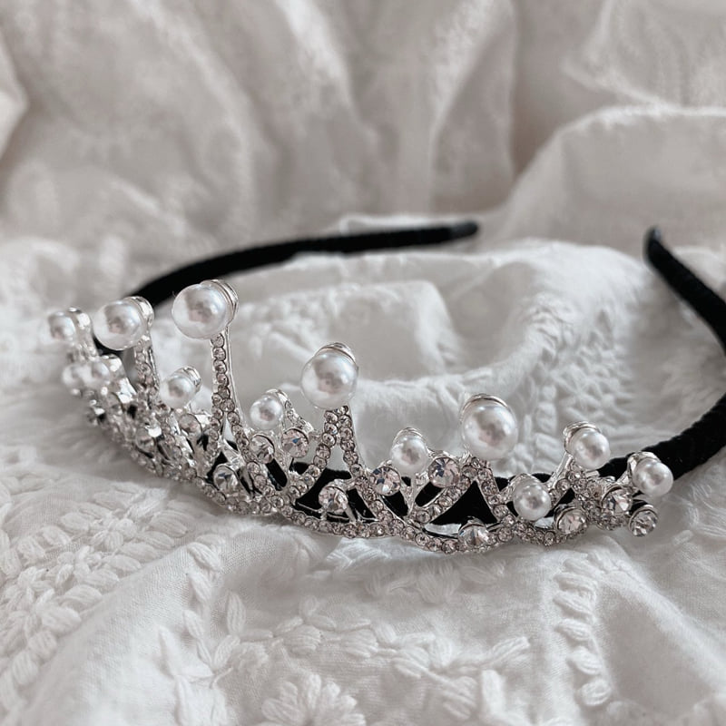 Eugenie Candies - Korean Children Fashion - #discoveringself - Pearl Tiara - 5