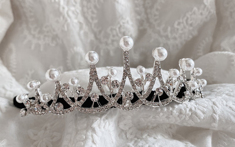 Eugenie Candies - Korean Children Fashion - #kidsshorts - Pearl Tiara - 7