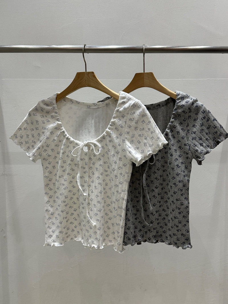 Flash - Korean Women Fashion - #momslook - Teddy Bear Tee - 11