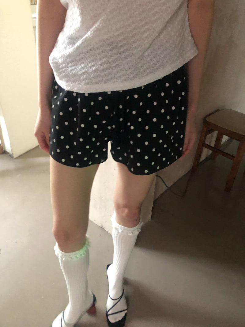 Flash - Korean Women Fashion - #momslook - Polka Dot Shorts - 7