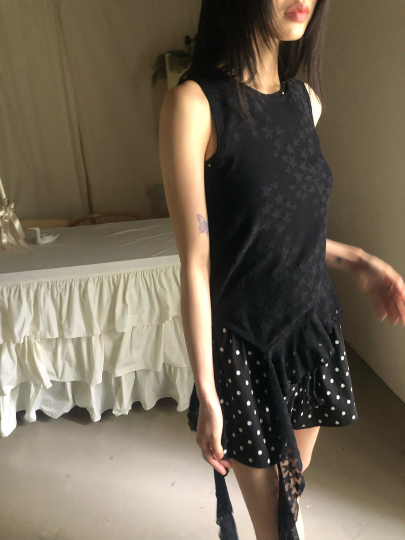 Flash - Korean Women Fashion - #momslook - Star Pink Sleeveless - 6