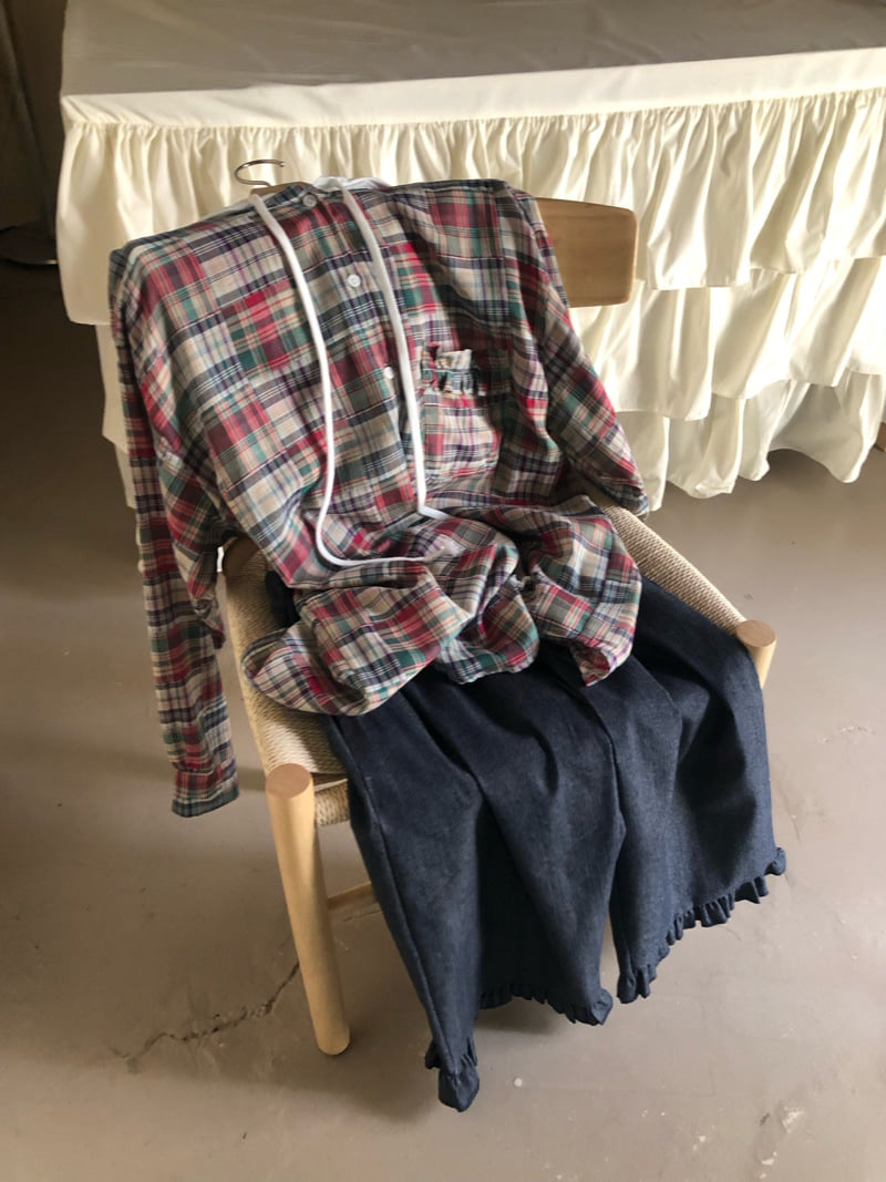 Flash - Korean Women Fashion - #momslook - Multi Check Hoodie Shirt - 8