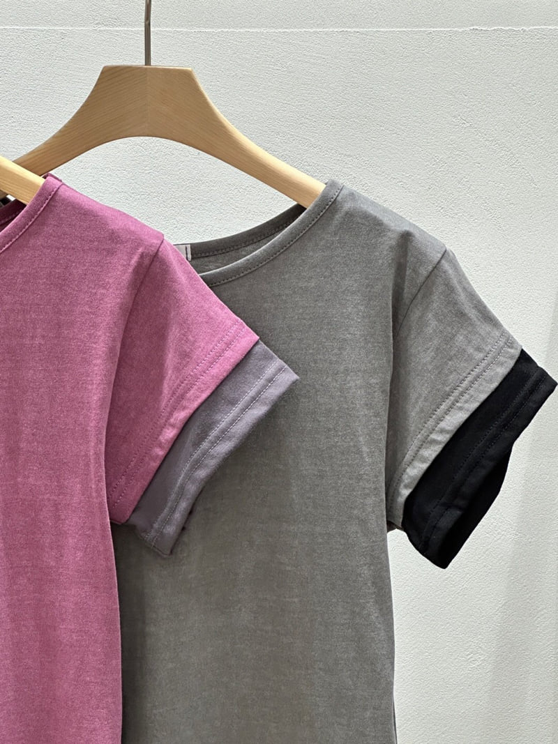 Flash - Korean Women Fashion - #momslook - Dipping Tee - 12