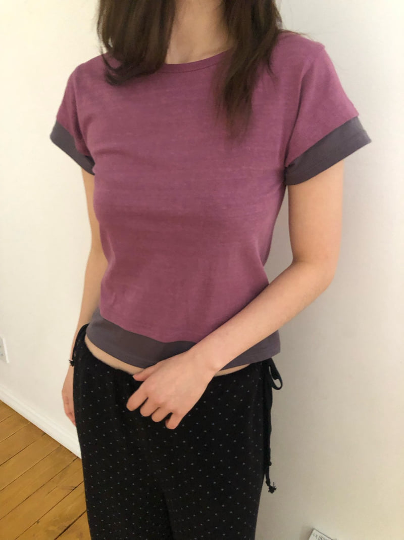 Flash - Korean Women Fashion - #momslook - Dipping Tee - 5