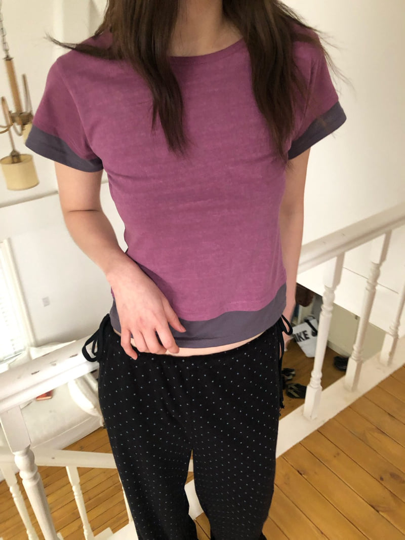 Flash - Korean Women Fashion - #momslook - Dipping Tee - 7
