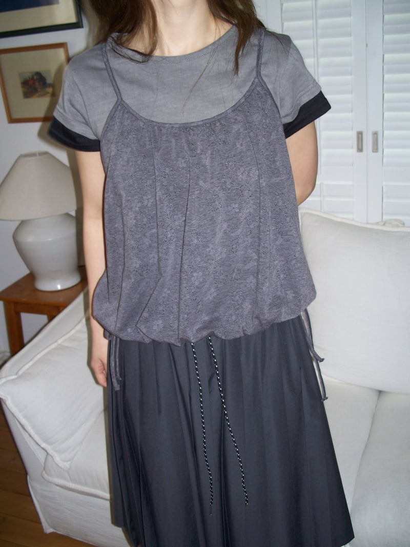 Flash - Korean Women Fashion - #momslook - Dipping Tee - 9