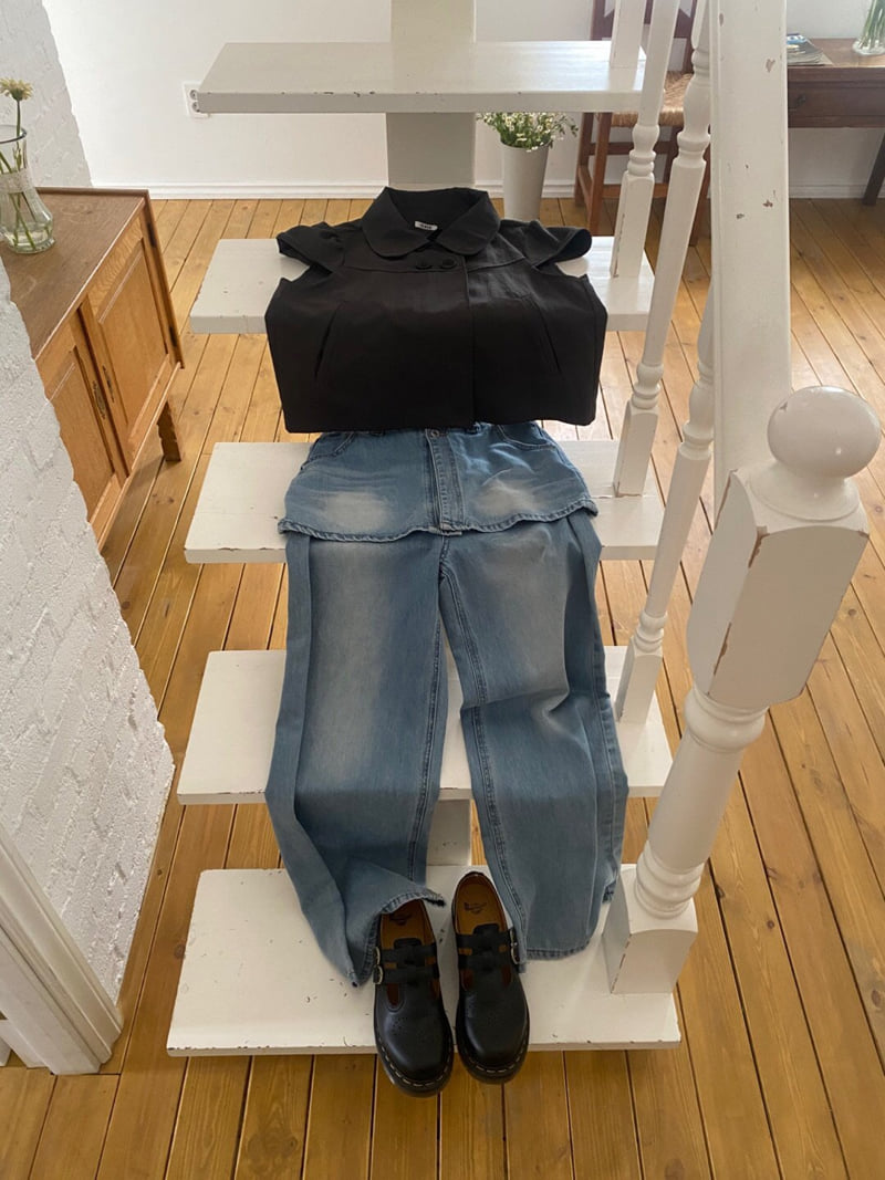 Flash - Korean Women Fashion - #womensfashion - Skirt Denim Pants - 4