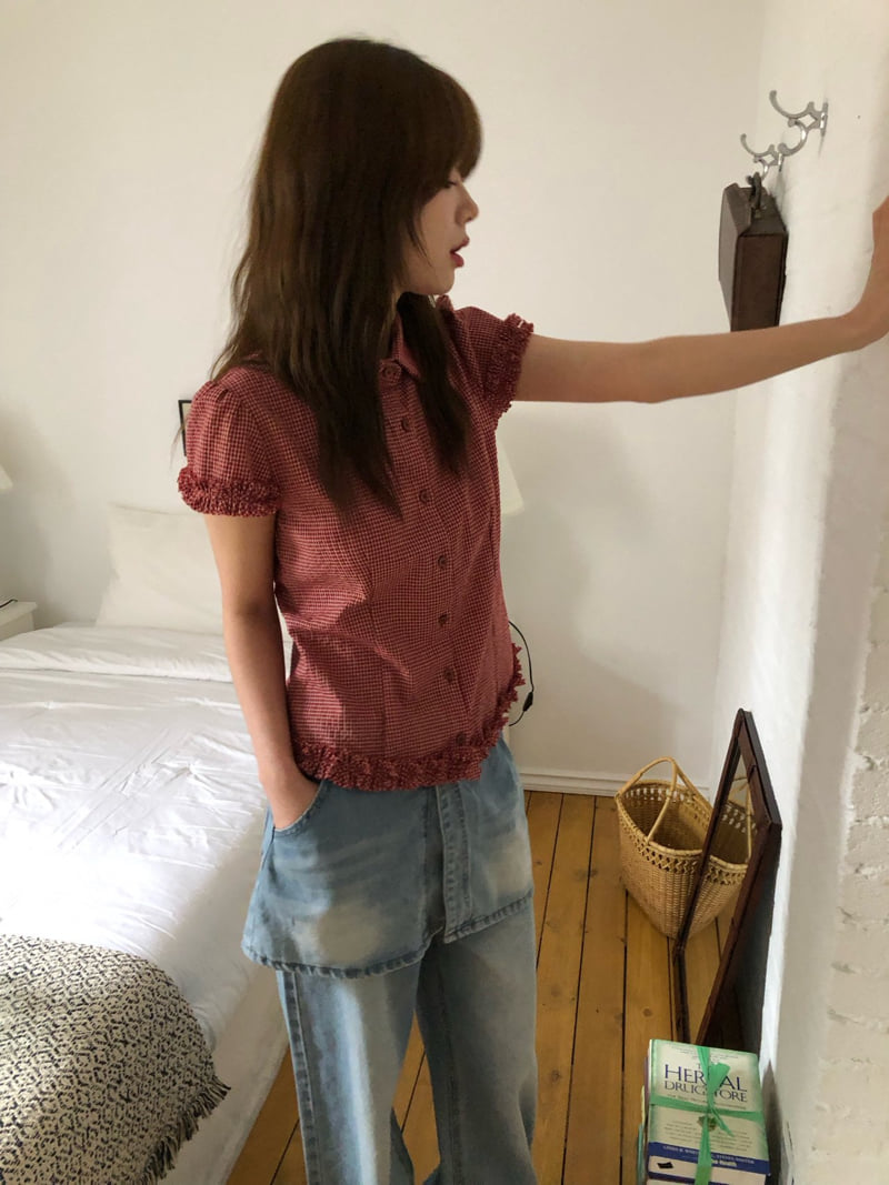 Flash - Korean Women Fashion - #momslook - Scone Shirt