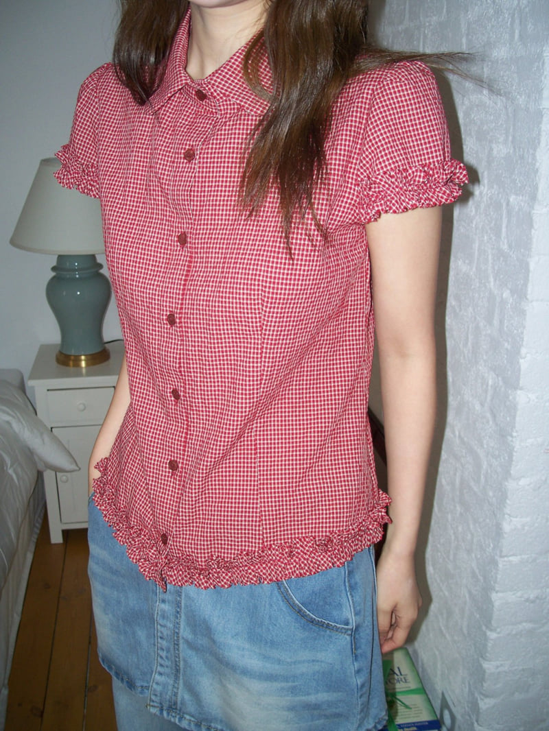 Flash - Korean Women Fashion - #momslook - Scone Shirt - 5