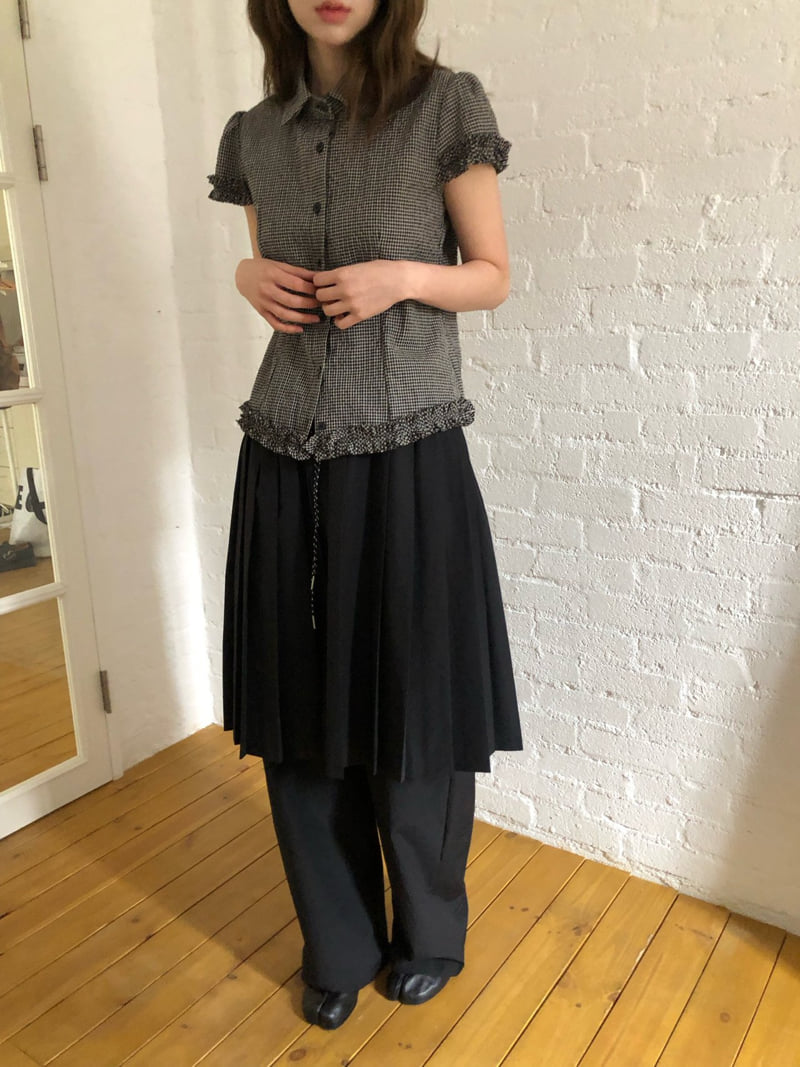 Flash - Korean Women Fashion - #momslook - Scone Shirt - 7
