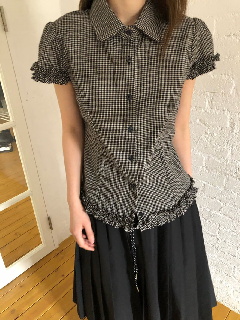 Flash - Korean Women Fashion - #momslook - Scone Shirt - 9