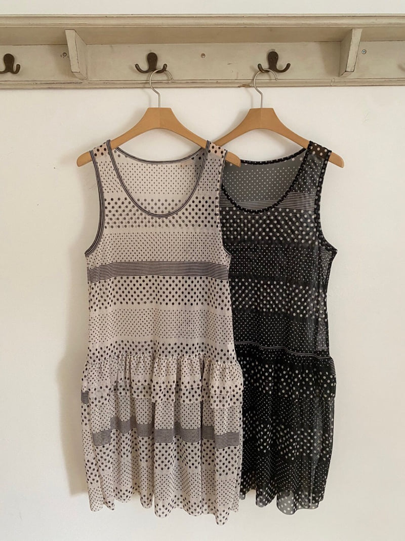 Flash - Korean Women Fashion - #momslook - Polka Dot One-piece - 8