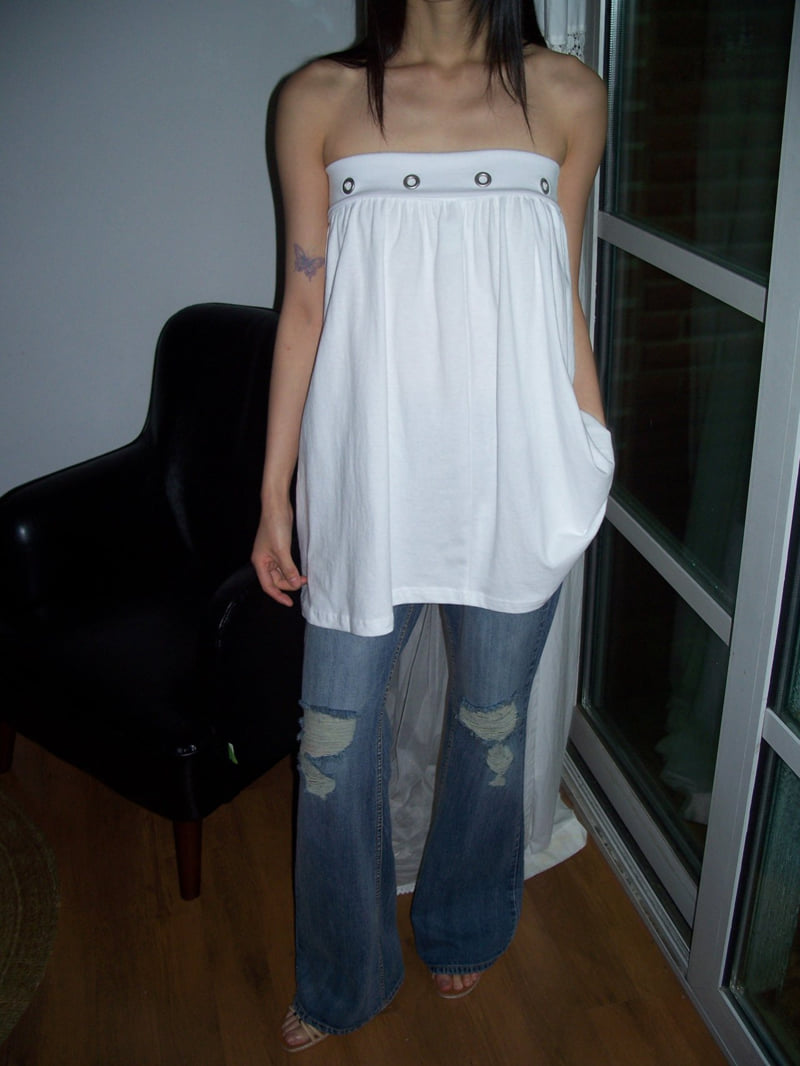 Flash - Korean Women Fashion - #momslook - Eyelet Skirt (also wearable as top) - 9