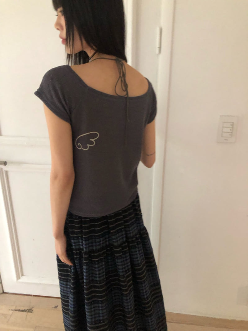 Flash - Korean Women Fashion - #momslook - Over Knit Tee - 8
