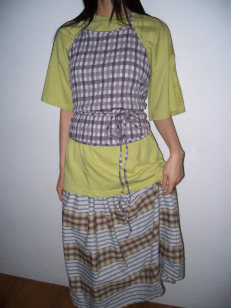 Flash - Korean Women Fashion - #momslook - Lunch Skirt (adjustable length with buttons) - 9