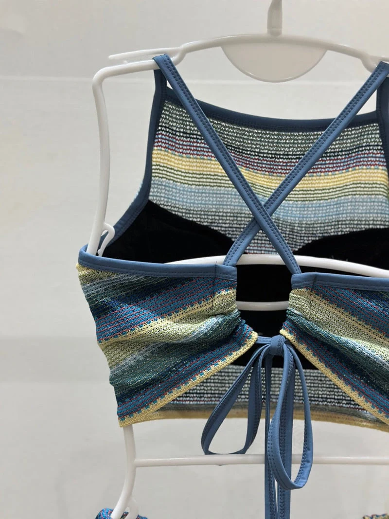 Flash - Korean Women Fashion - #momslook - Three-piece Swimsuit - 12