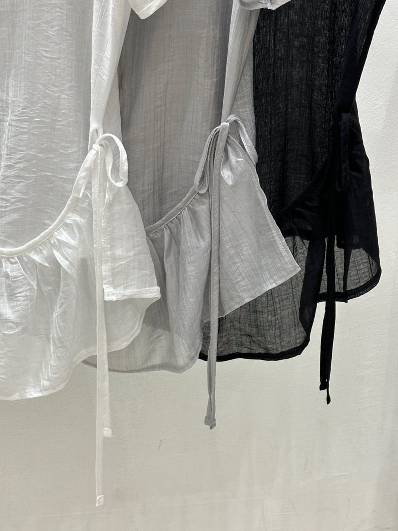 Flash - Korean Women Fashion - #momslook - Meringue Frill Shirt - 12