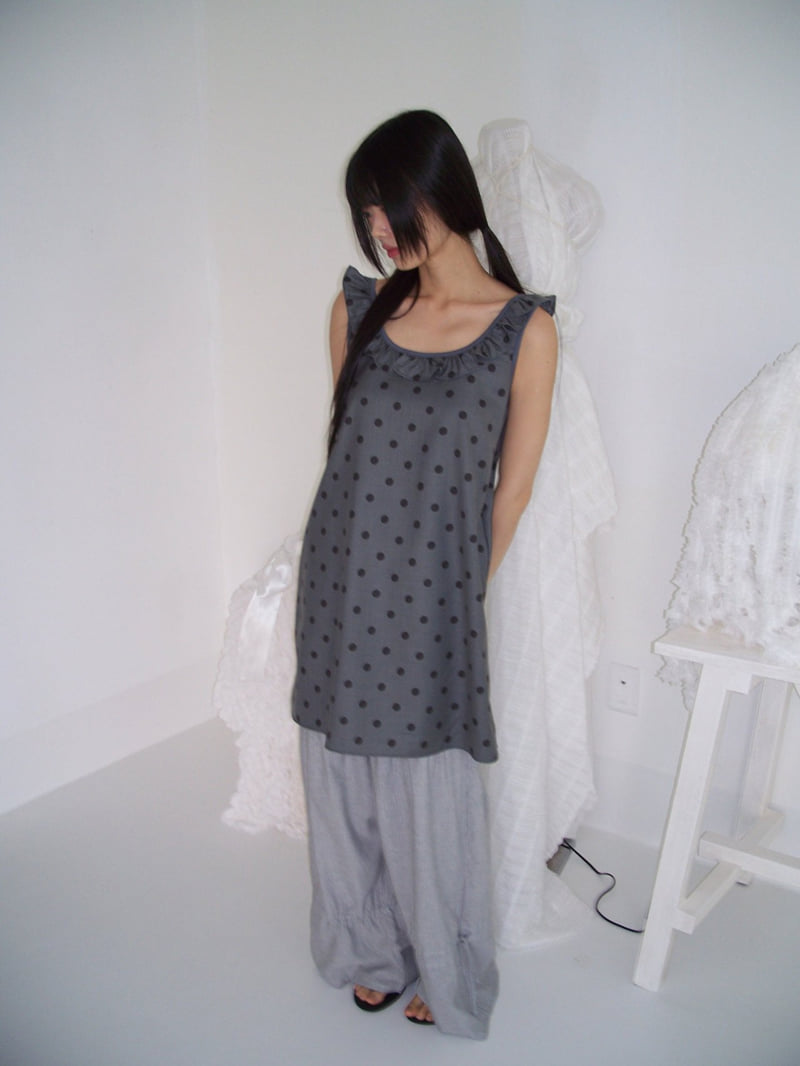 Flash - Korean Women Fashion - #momslook - Polka Dot Frill One-piece