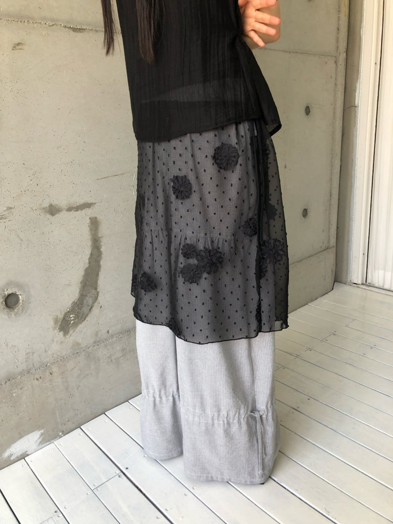 Flash - Korean Women Fashion - #momslook - See-through Skirt - 9