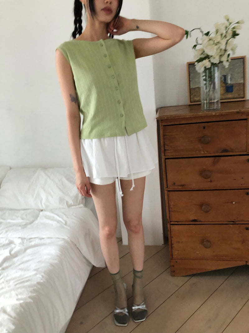 Flash - Korean Women Fashion - #momslook - French Sleeveless - 4