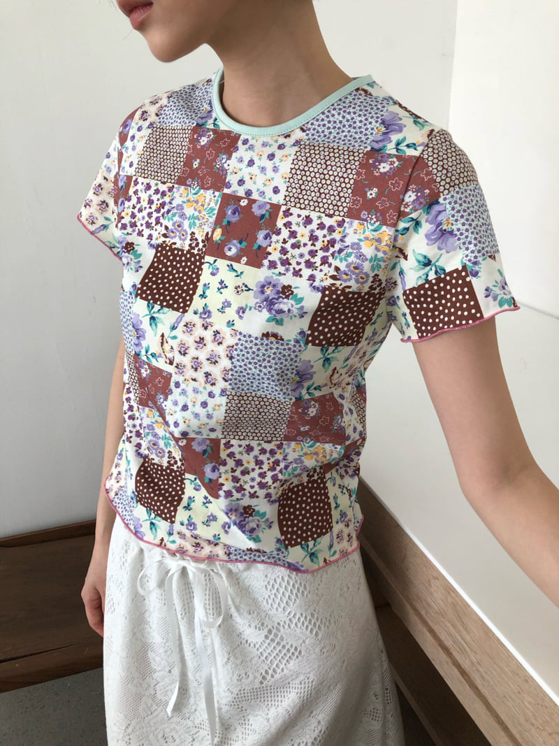 Flash - Korean Women Fashion - #pursuepretty - Plum Tee - 12