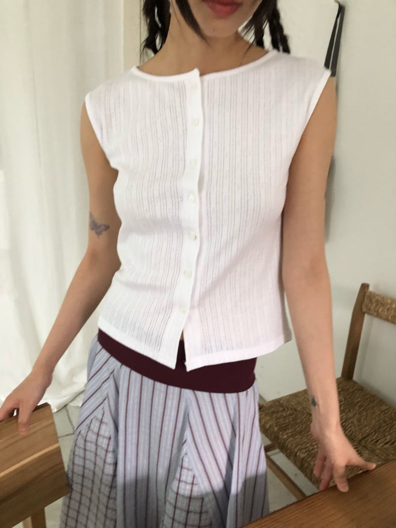 Flash - Korean Women Fashion - #pursuepretty - French Sleeveless - 8