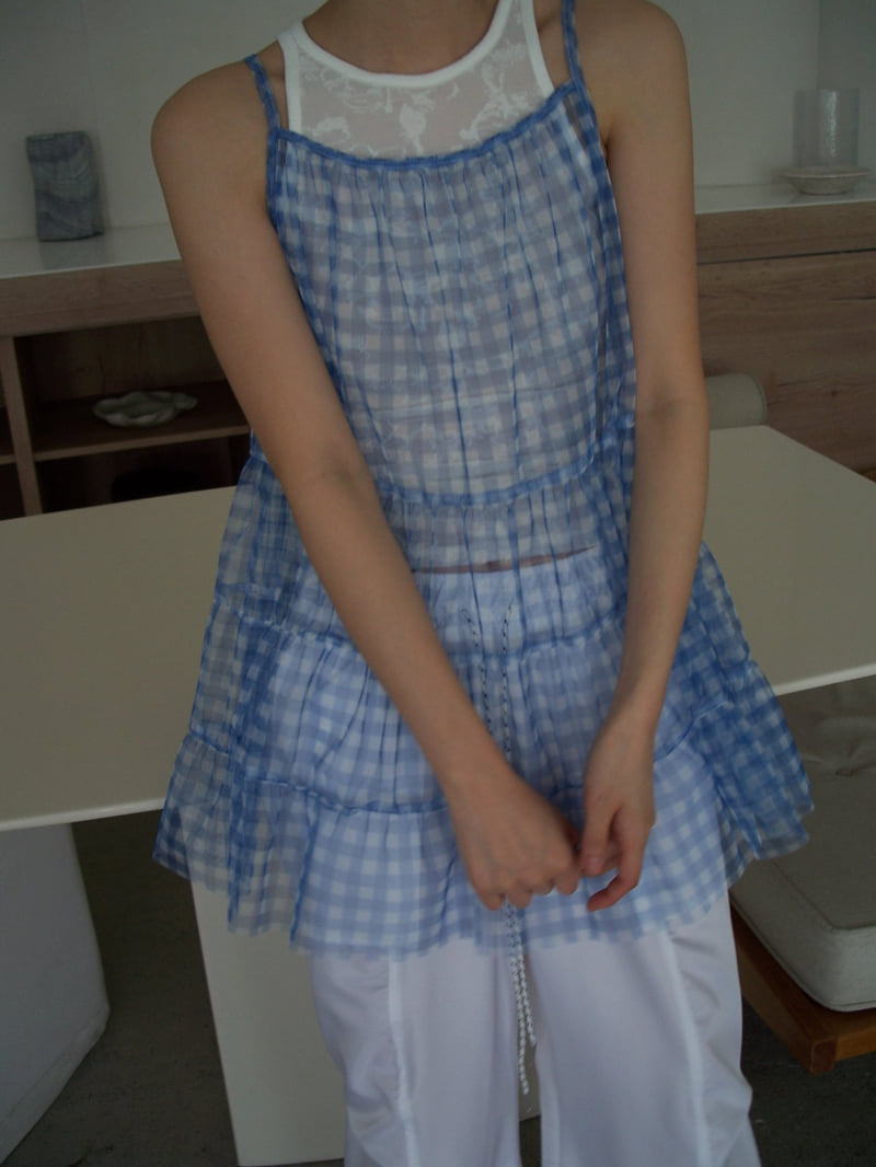Flash - Korean Women Fashion - #restrostyle - Chess One-piece - 9
