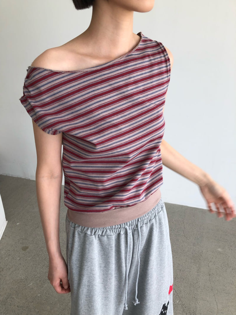 Flash - Korean Women Fashion - #romanticstyle - Arc Tee - 8