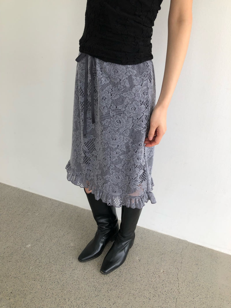 Flash - Korean Women Fashion - #romanticstyle - Gardening Skirt - 7