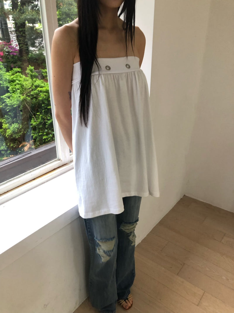 Flash - Korean Women Fashion - #romanticstyle - Eyelet Skirt (also wearable as top) - 5